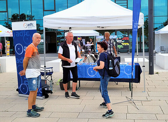 Stand des AFC beim Mobilitätstag in Remseck