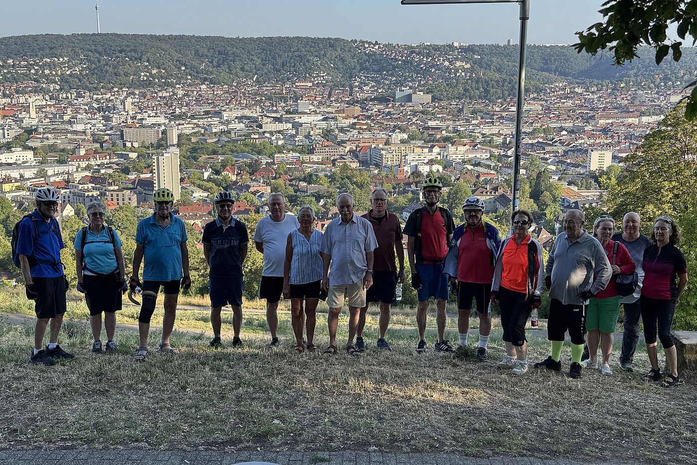 Blick vom Bismarckturm zum Stuttgarter Westen